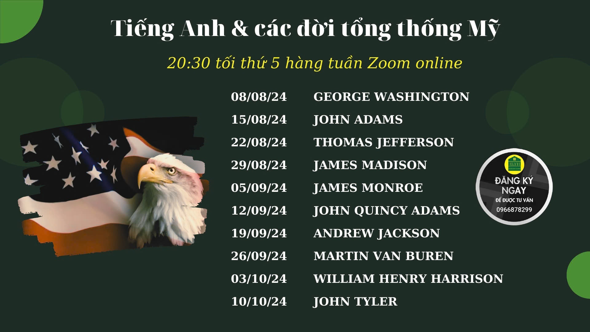 LICH HOC DANH NHAN